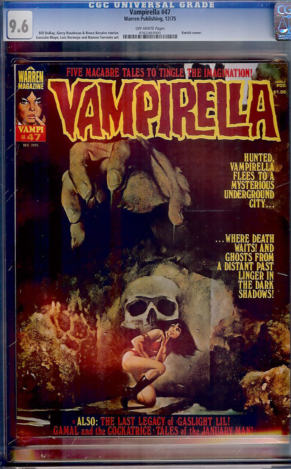Vampirella #47 CGC 9.6 ow