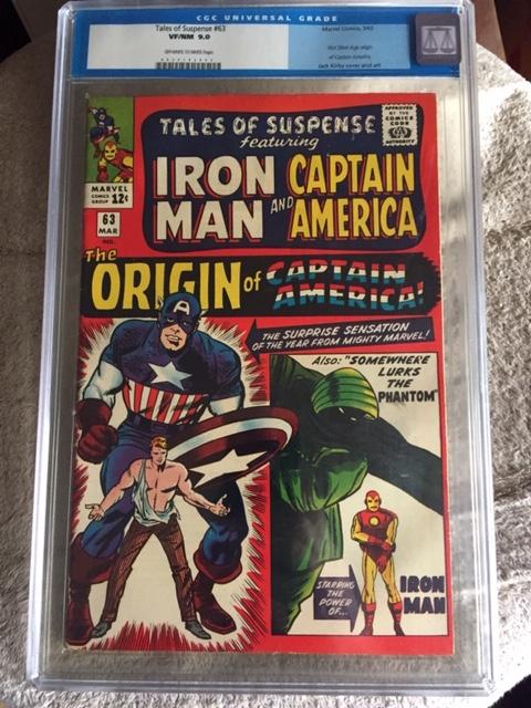 Tales of Suspense #63 CGC 9.0 ow/w