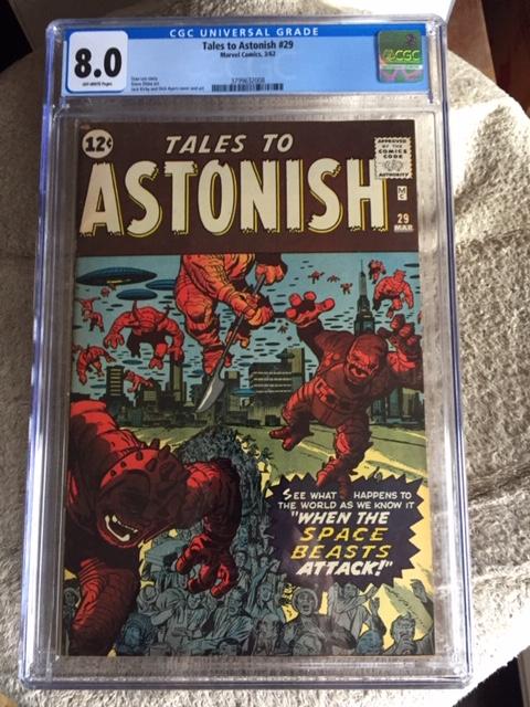 Tales to Astonish #29 CGC 8.0 ow
