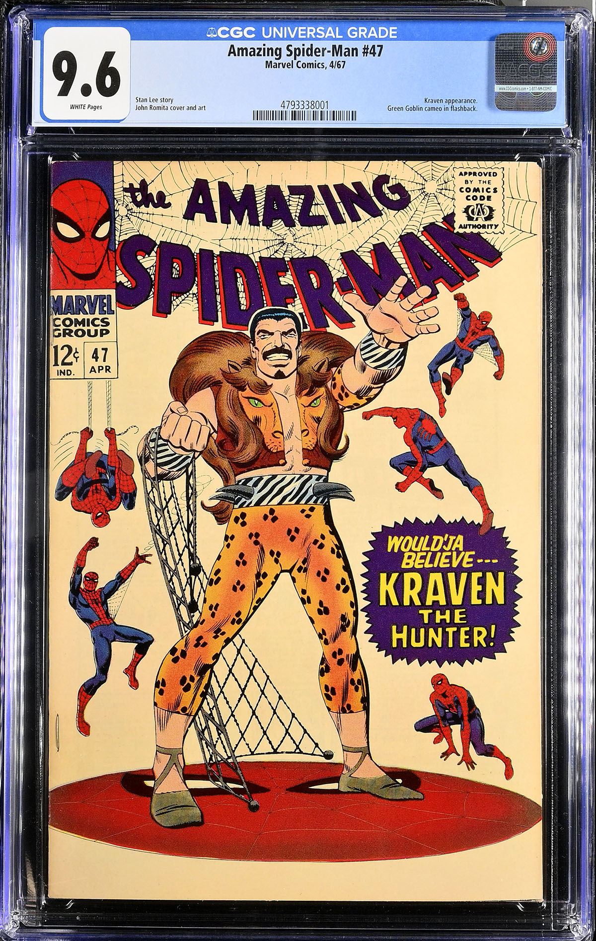 Amazing Spider-Man #47 CGC 9.6 w