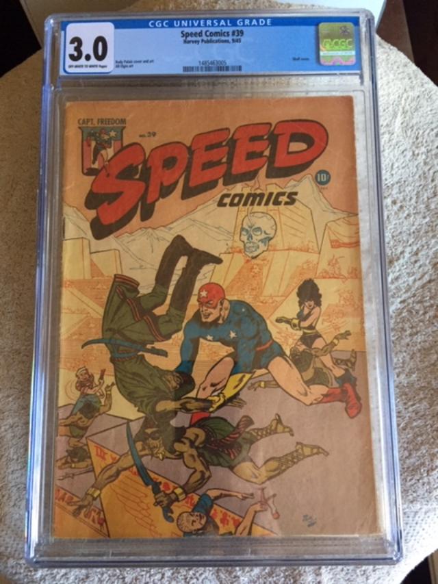 Speed Comics #39 CGC 3.0 ow/w