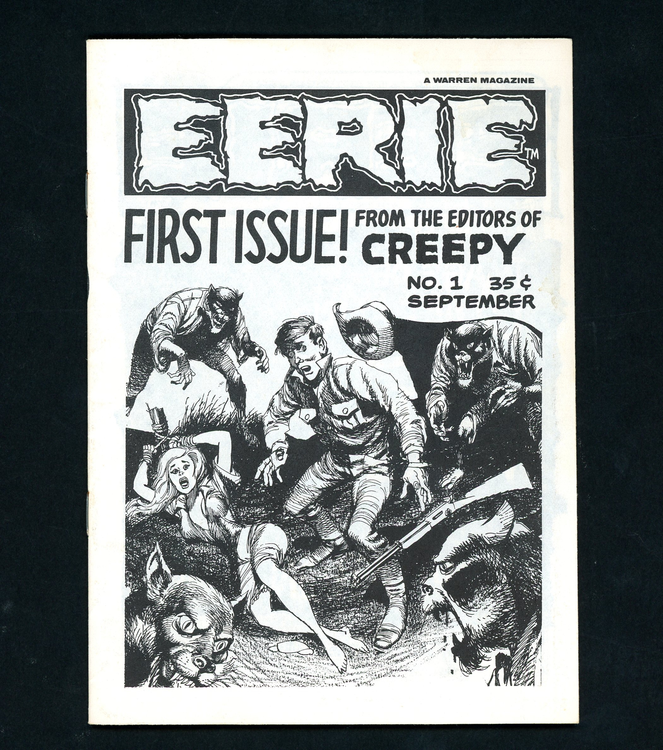 Eerie #1 CGC 9.0 ow/w 1st Printing