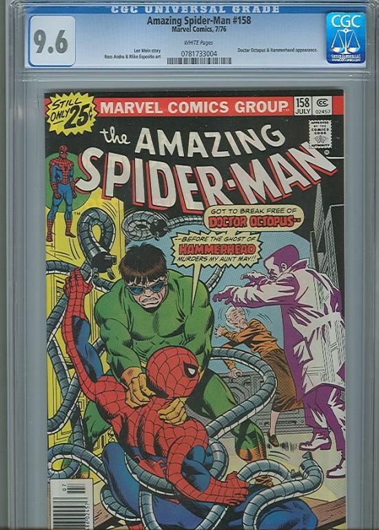 Amazing Spider-Man #158 CGC 9.6 w