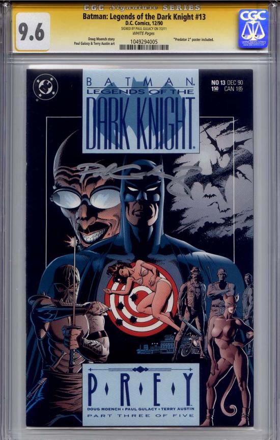Batman: Legends of the Dark Knight #13 CGC 9.6 w CGC Signature SERIES