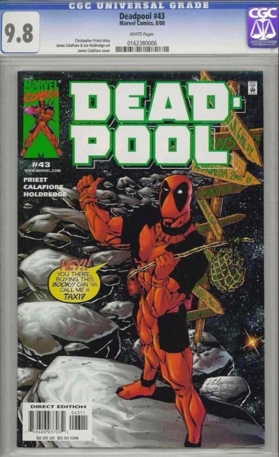 Deadpool #43 CGC 9.8 w
