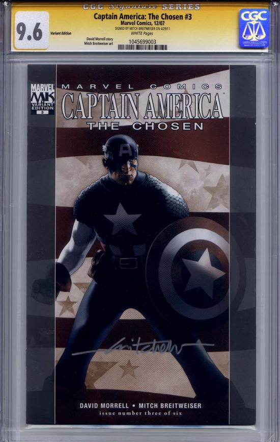 Captain America: The Chosen #3 CGC 9.6 w CGC Signature SERIES