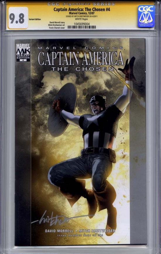 Captain America: The Chosen #4 CGC 9.8 w CGC Signature SERIES
