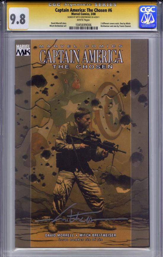 Captain America: The Chosen #6 CGC 9.8 w CGC Signature SERIES