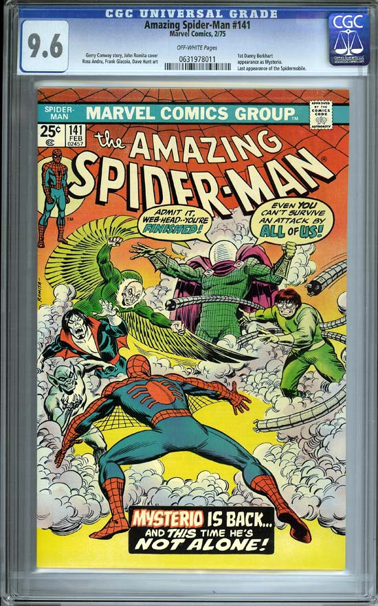 Amazing Spider-Man #141 CGC 9.6ow