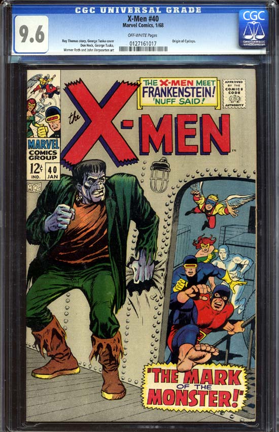 X-Men #40 CGC 9.6 ow
