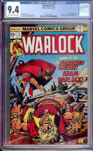 Auction Highlight: Warlock #11 9.4 Off-White to White