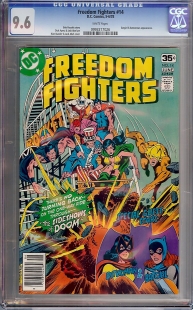 Auction Highlight: Freedom Fighters #14 9.6 White