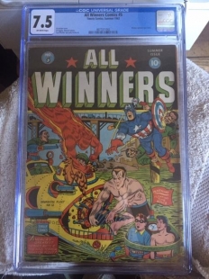 Auction Highlight: All Winners Comics #5 7.5 Off-White