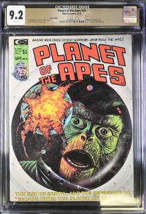 Auction Highlight: Planet of the Apes #12 9.2 White