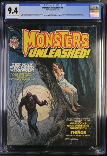 Auction Highlight: Monsters Unleashed #1 9.4 Off-White to White