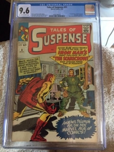 Auction Highlight: Tales of Suspense #51 9.6 Off-White to White