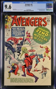 Auction Highlight: Avengers #6 9.6 Off-White to White
