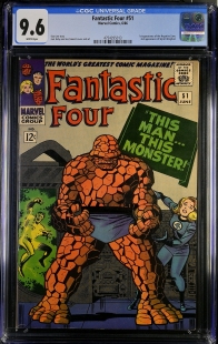 Auction Highlight: Fantastic Four #51 9.6 White