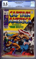 Captain America #121 CGC 2.5 cr/ow