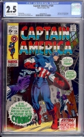 Captain America #124 CGC 2.5 ow/w