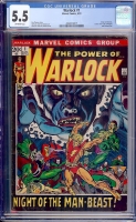 Warlock #1 CGC 5.5 ow