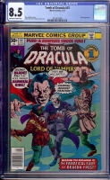 Tomb of Dracula #53 CGC 8.5 ow/w