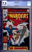 Invaders #28 CGC 7.5 ow/w
