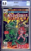 Red Sonja #2 CGC 8.0 ow/w