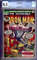 Iron Man #56 CGC 8.5 ow/w