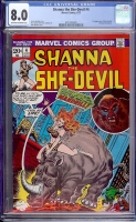Shanna the She-Devil #4 CGC 8.0 ow/w