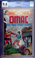 Omac #8 CGC 9.4 ow/w