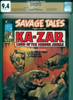 Savage Tales #7 CGC 9.4 w Mass. Copy