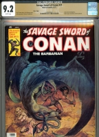 Savage Sword of Conan #21 CGC 9.2 w Mass. Copy