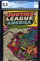 Justice League of America #68 CGC 8.0 ow/w