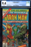 Iron Man Annual #3 CGC 9.4 w