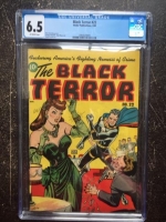 Black Terror #22 CGC 6.5 ow