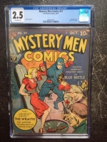Mystery Men Comics #27 CGC 2.5 ow