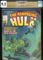 Rampaging Hulk #7 CGC 9.2 ow/w Mass. Copy