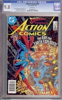Action Comics #550 CGC 9.8 w Newsstand Edition