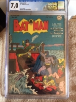 Batman #43 CGC 7.0 w
