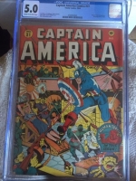 Captain America Comics #31 CGC 5.0 cr/ow