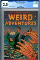 Weird Adventures #1 CGC 2.5 ow