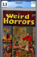 Weird Horrors #3 CGC 3.5 ow/w