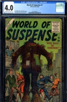 World of Suspense #2 CGC 4.0 cr/ow