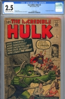Incredible Hulk #5 CGC 2.5 w