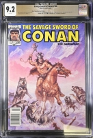 Savage Sword of Conan #136 CGC 9.2 w Mass. Copy