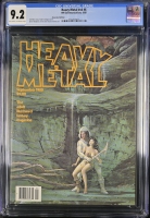 Heavy Metal Vol 4 #6 CGC 9.2 ow/w Newsstand Edition