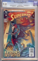 Adventures of Superman #625 CGC 9.8 w