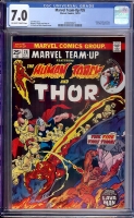 Marvel Team-Up #26 CGC 7.0 ow/w