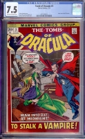 Tomb of Dracula #3 CGC 7.5 ow/w